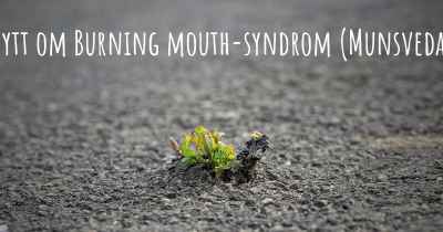 Nytt om Burning mouth-syndrom (Munsveda)