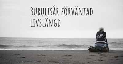 Burulisår förväntad livslängd