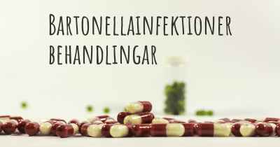 Bartonellainfektioner behandlingar