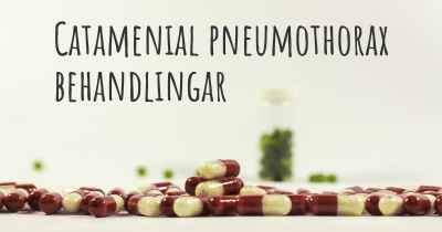 Catamenial pneumothorax behandlingar