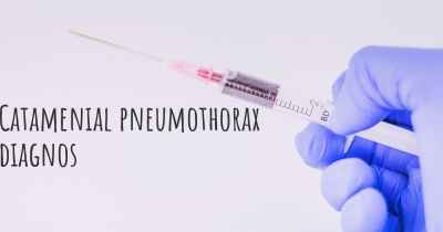 Catamenial pneumothorax diagnos