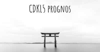 CDKL5 prognos