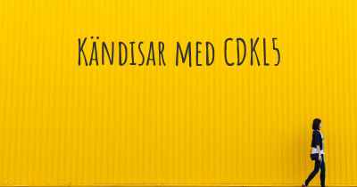 Kändisar med CDKL5