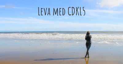 Leva med CDKL5