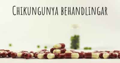 Chikungunya behandlingar