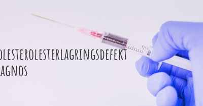 Kolesterolesterlagringsdefekt diagnos