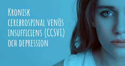 Kronisk cerebrospinal venös insufficiens (CCSVI) och depression