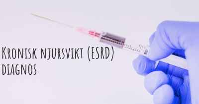 Kronisk njursvikt (ESRD) diagnos