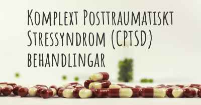 Komplext Posttraumatiskt Stressyndrom (CPTSD) behandlingar