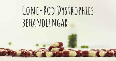 Cone-Rod Dystrophies behandlingar
