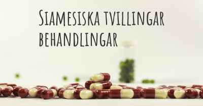 Siamesiska tvillingar behandlingar