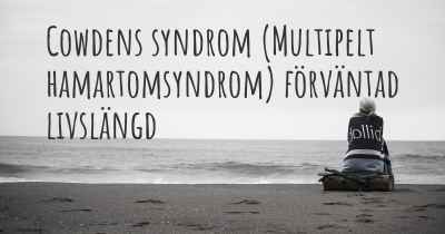 Cowdens syndrom (Multipelt hamartomsyndrom) förväntad livslängd