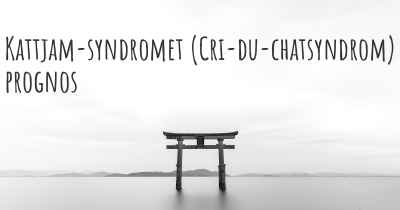 Kattjam-syndromet (Cri-du-chatsyndrom) prognos