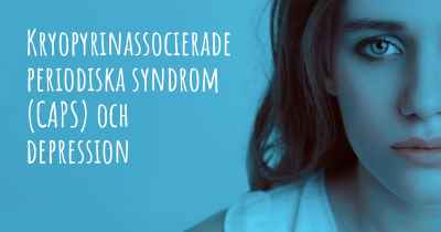 Kryopyrinassocierade periodiska syndrom (CAPS) och depression