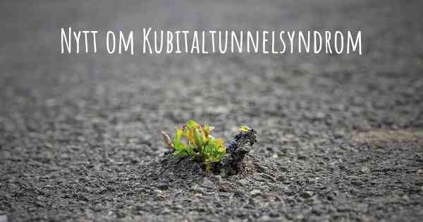 Nytt om Kubitaltunnelsyndrom