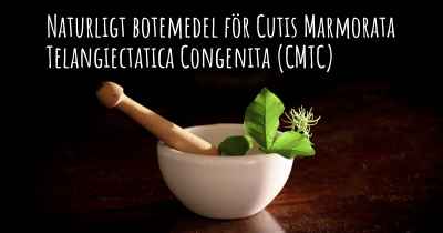 Naturligt botemedel för Cutis Marmorata Telangiectatica Congenita (CMTC)