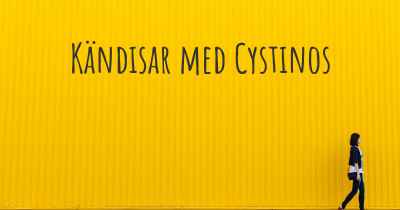 Kändisar med Cystinos