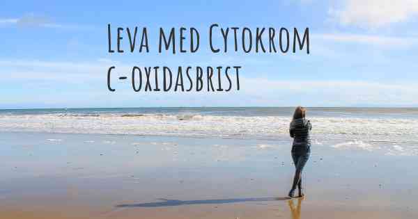 Leva med Cytokrom c-oxidasbrist