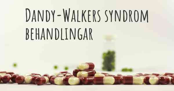 Dandy-Walkers syndrom behandlingar