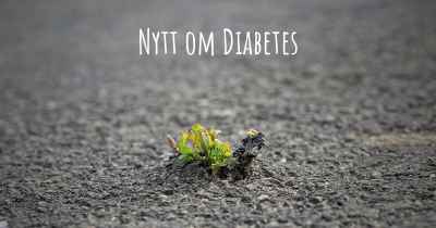 Nytt om Diabetes