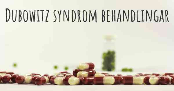 Dubowitz syndrom behandlingar