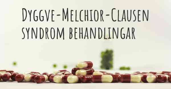 Dyggve-Melchior-Clausen syndrom behandlingar