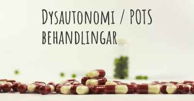 Dysautonomi / POTS behandlingar