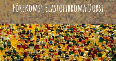 Förekomst Elastofibroma Dorsi