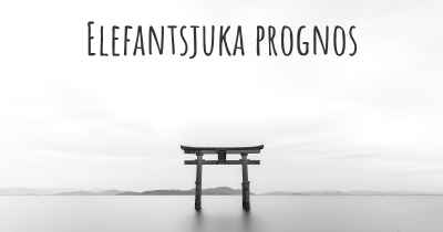 Elefantsjuka prognos