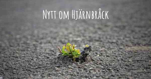 Nytt om Hjärnbråck