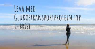 Leva med Glukostransportprotein typ 1-brist