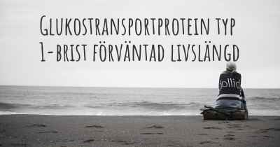 Glukostransportprotein typ 1-brist förväntad livslängd