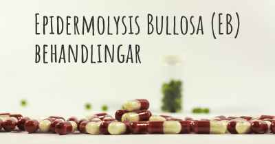 Epidermolysis Bullosa (EB) behandlingar