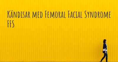 Kändisar med Femoral Facial Syndrome FFS