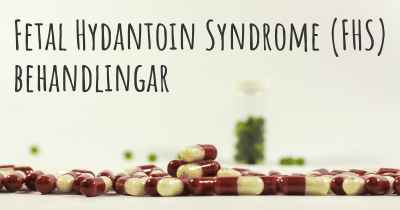 Fetal Hydantoin Syndrome (FHS) behandlingar