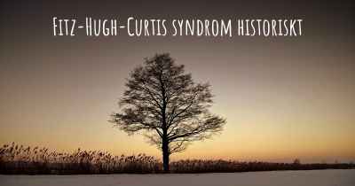 Fitz-Hugh-Curtis syndrom historiskt