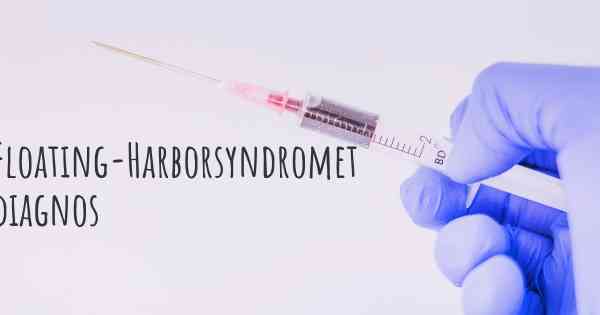 Floating-Harborsyndromet diagnos