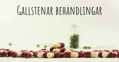 Gallstenar behandlingar