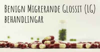 Benign Migrerande Glossit (LG) behandlingar