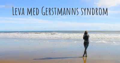 Leva med Gerstmanns syndrom