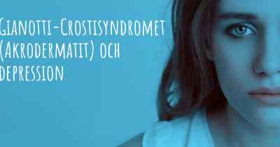 Gianotti-Crostisyndromet (Akrodermatit) och depression