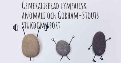 Generaliserad lymfatisk anomali och Gorham-Stouts sjukdom sport