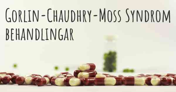 Gorlin-Chaudhry-Moss Syndrom behandlingar