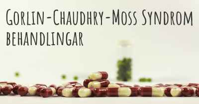 Gorlin-Chaudhry-Moss Syndrom behandlingar