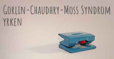 Gorlin-Chaudhry-Moss Syndrom yrken