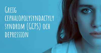 Greig cephalopolysyndactyly syndrom (GCPS) och depression