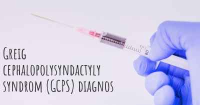 Greig cephalopolysyndactyly syndrom (GCPS) diagnos