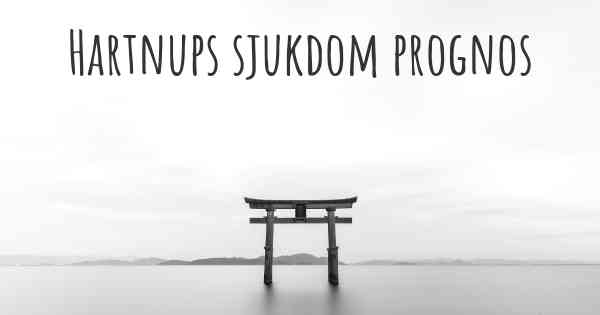 Hartnups sjukdom prognos