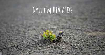 Nytt om HIV AIDS