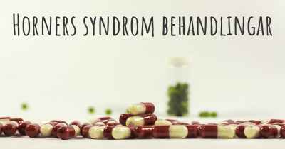 Horners syndrom behandlingar